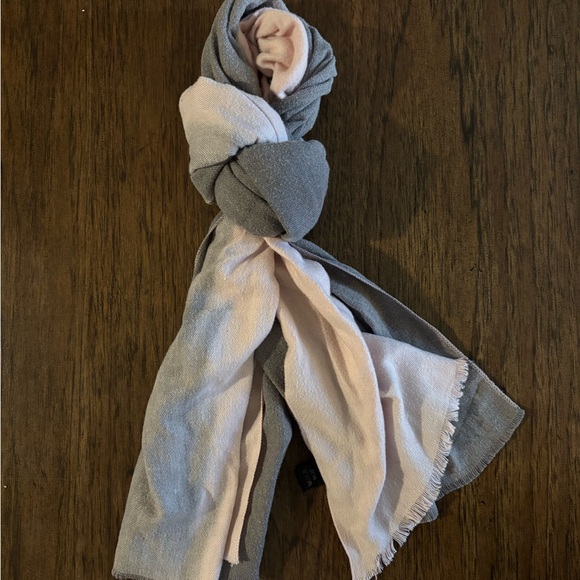Accessories - Gray and Pink Scarf